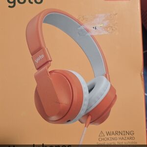 New In Box!! Yoto Over-Ear Headphones in Orange